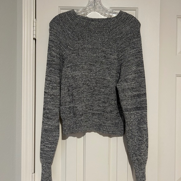 Free People Gray Long Dolman Sleeve Sweater Size S Fall ~ Boho ~ Cozy! - Picture 1 of 4